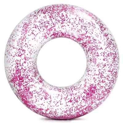 Надувной круг Прозрачный блеск Intex 56274