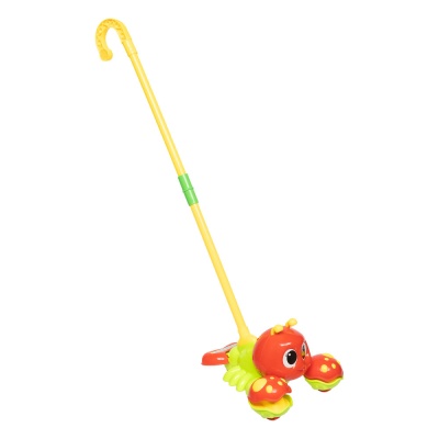 Игрушка Каталка на палочке Забавный крабик Феникс Toys 1001976 01 Игрушка Каталка на палочке Забавный крабик Феникс Toys 1001976 01