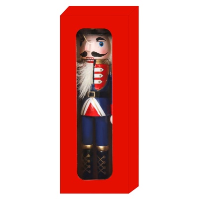 Фигурка новогодняя Щелкунчик в синем костюме 24 см Miland НУ-9060