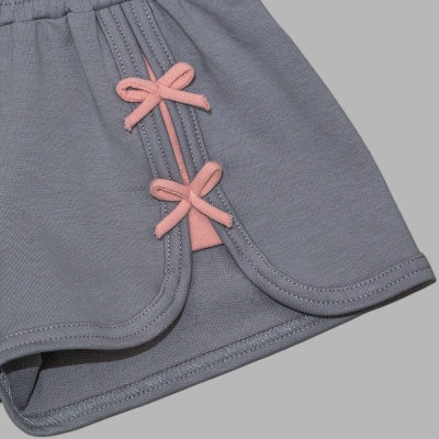 Шорты Бантик Чуди Кидс 312425 серый 03 Шорты Бантик Чуди Кидс 312425 серый 03