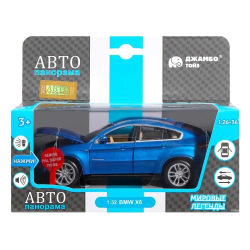 Машинка металлическая BMW X6 Автопанорама JB1251394 фото 5