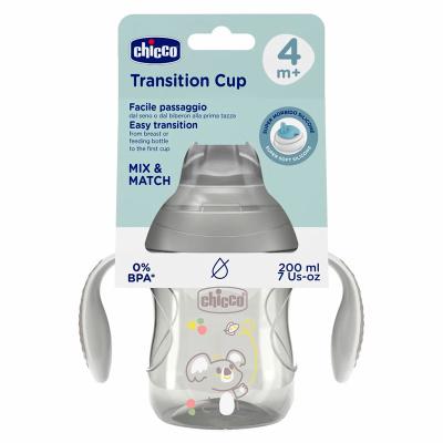 Поильник Transition Cup Chicco 00006911350000 серый 4