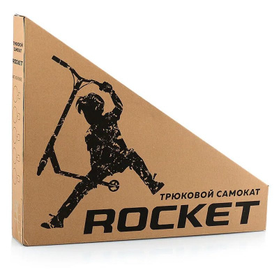Самокат трюковый Rocket R0064.RD чёрно-красный