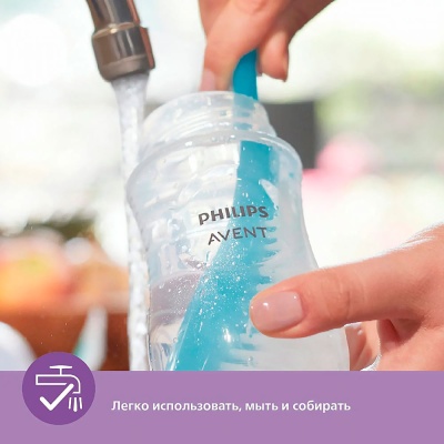 Бутылочка для кормления Natural 2 штуки от 3 месяцев 330 мл Avent SCY906/02 5