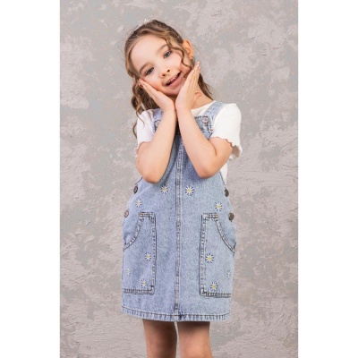 Джинсовый сарафан DMB 0272 голубой 02