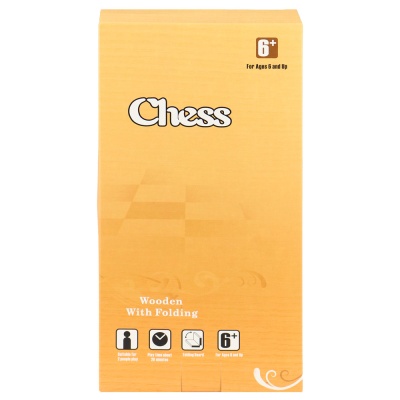 Шахматы деревянные на магните Рыжий кот И-0139