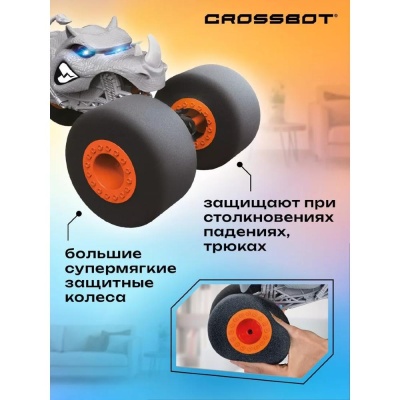 Машинка на радиоуправлении Монстр Носорог HomeWheel Crossbot 870955