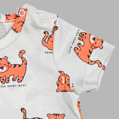 Футболка Тигры Чуди Кидс 318125-3 молочный 02