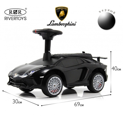 Детский толокар RiverToys M555MM-D чёрный