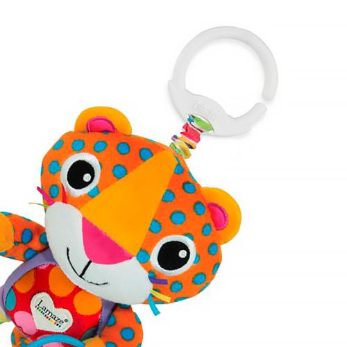Игрушка с подвесом для малышей Леопард развивающая Lamaze Tomy 65958 фото 2