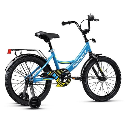 Велосипед двухколёсный 18 Rocket Gem 18.GEM.L/BL.25 голубой 03