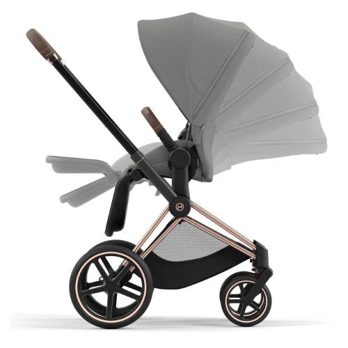 Коляска 2 в 1 Cybex Priam IV Rosegold Mirage Grey фото 7