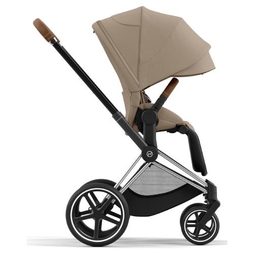 Коляска 2 в 1 Cybex Priam IV Chrome Brown Cozy Beige фото 12