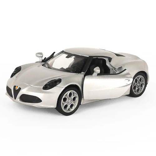 Машинка инерционная Alfa Romeo 4C масштаб 1:38 Welly 43676W фото 2