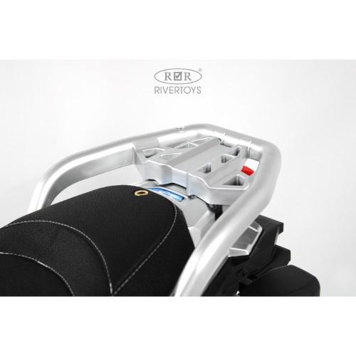 Детский электромотоцикл RiverToys М111БХ белый фото 16