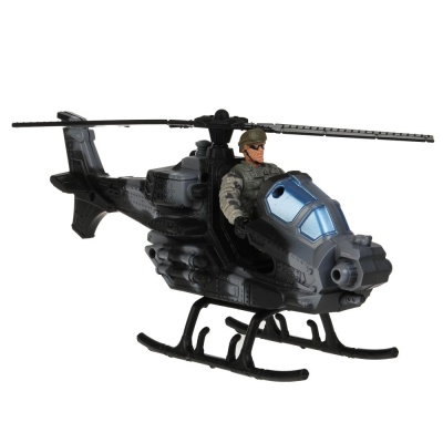 Набор солдатиков Росгвардия военные с вертолетом Играем Вместе 2001Y111-R1 1