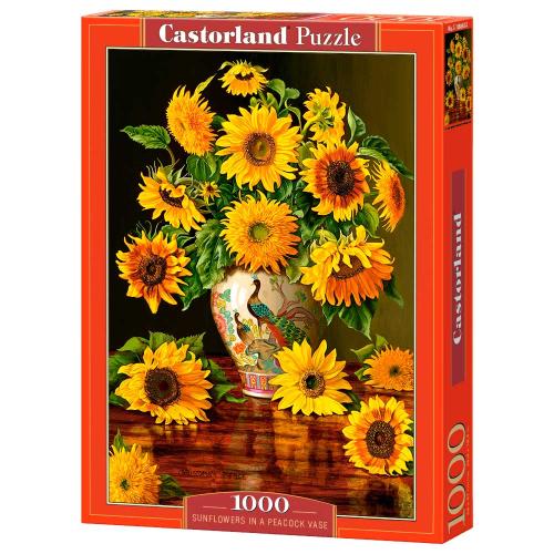 Пазл Подсолнухи в вазе 1000 элементов Castorland C-103843 фото 2