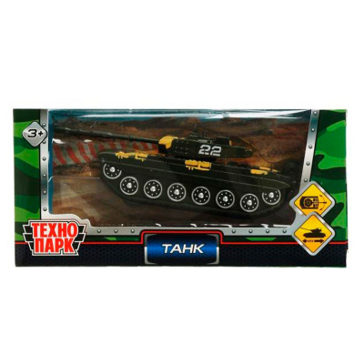 Игрушка машинка металлическая Танк Технопарк 2107C127-R (192) 5