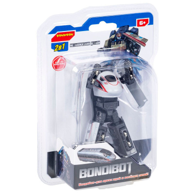 Игрушка Трансформер Bondibot робот-локомотив 2в1 Bondibon ВВ5902 3