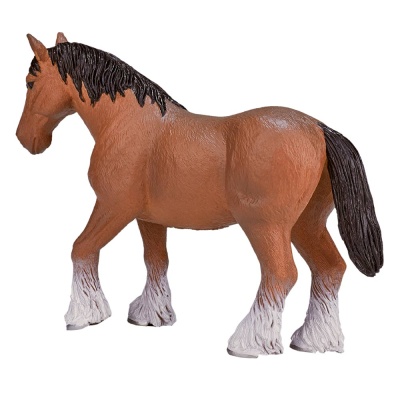 Фигурка Лошадь Клейдесдаль коричневая Konik AMF1131 2