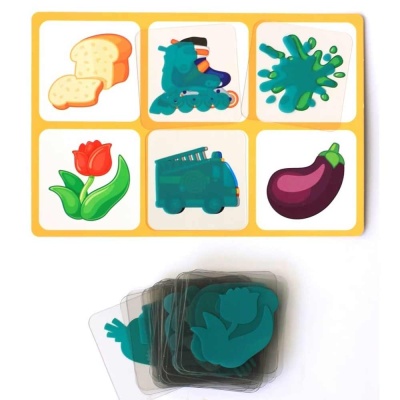 Лото пластик Силуэты Десятое Королевство 04007