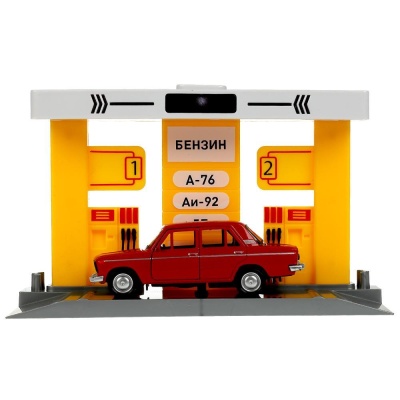 Игровой набор Бензоколонка Технопарк OILSTA-22PL2106-YE (48) 01