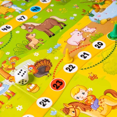 Игра настольная ходилка На ферме Десятое Королевство 04642