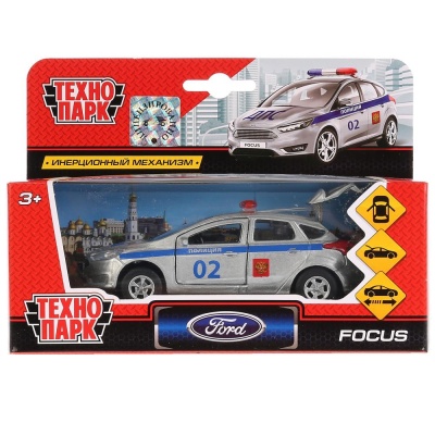 Металлическая машинка Ford Focus Полиция Технопарк SB-17-81-FF-P-WB 02