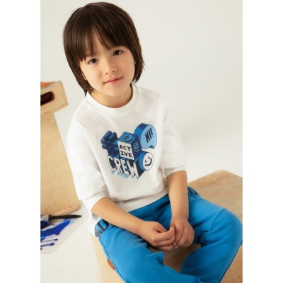 Лонгслив Mayoral 4059/24 молочный 05