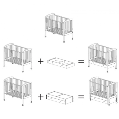 Короб с ящиком и маятником для кроватки Гандылян Дени