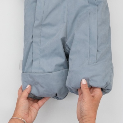 Комбинезон зимний Лапландия Вельвет-1 KiDi 888(Зима-ЛВ1)-52 серо-голубой 03