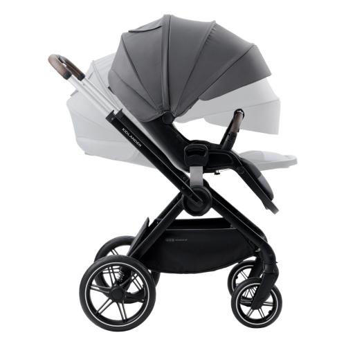 Коляска 2 в 1 Happy Baby Kidlander dark grey фото 8