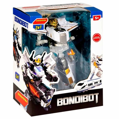 Трансформер 2в1 робот поезд Bondibon BB5740 4
