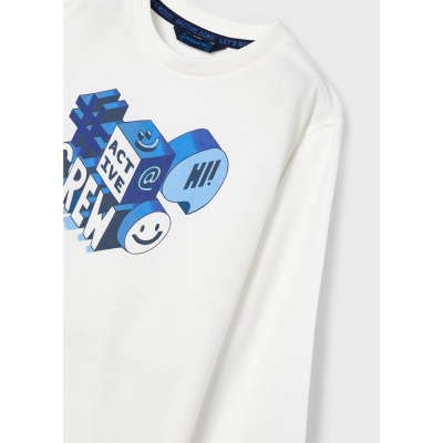 Лонгслив Mayoral 4059/24 молочный 02