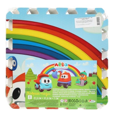 Коврик-пазл Грузовичок Лёва Играем вместе FS-GL 1