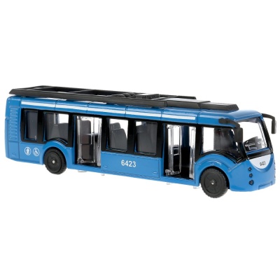 Игрушка Автобус 15 см новый Технопарк SB-19-30-BU-WB  1