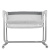 Колыбель 3 в 1 Pituso Iris PD-C03-Grey-IRIS светло-серый