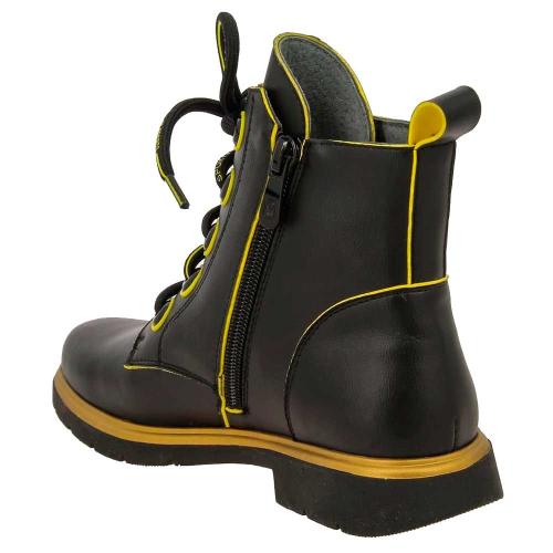 Ботинки демисезонные Kenka TCR_771-732_black-yellow фото 2