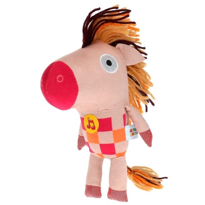 Мягкая озвученная игрушка Зебра Клеточка 20 см Мульти-Пульти C20019-20