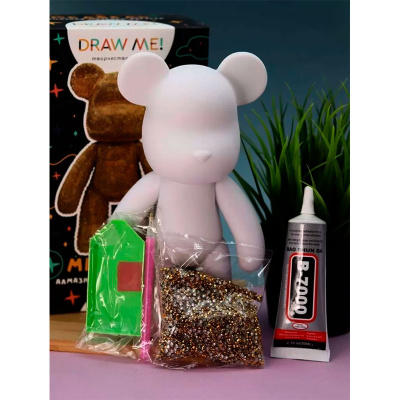 Алмазная мозаика на фигурке Gold bear Draw me! 156-DB014 2