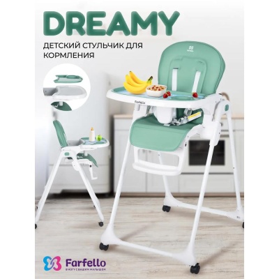 Стульчик для кормления Farfello Dreamy DR-12 Evergreen 02