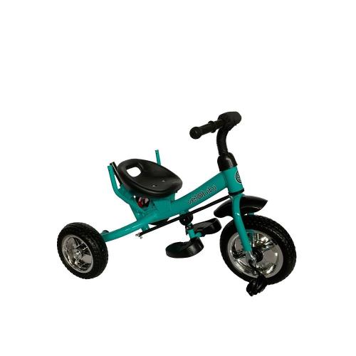 Велосипед трёхколёсный с родительской ручкой Velobibi Меркурий ВЛ-0866 мятный фото 5