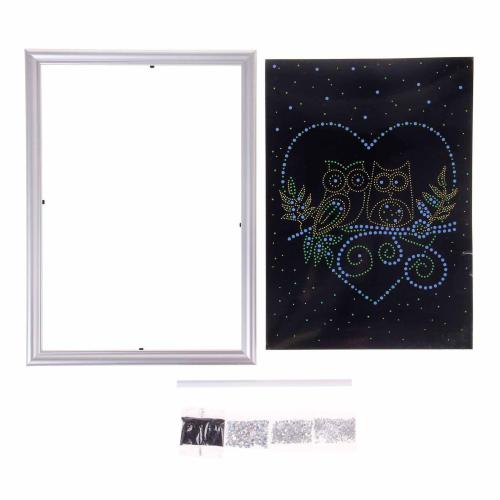 Набор Diamond Art Совы на ветке Danko Toys DAR-01-03 фото 2