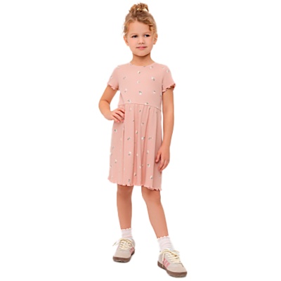 Платье летнее Crockid КР 5793 дымчатая роза милые цветочки к545 2