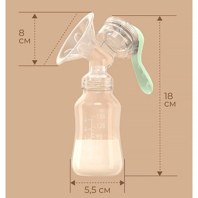 Молокоотсос ручной бутылочка в комплекте Roxy Kids RBRP-M15-G 4