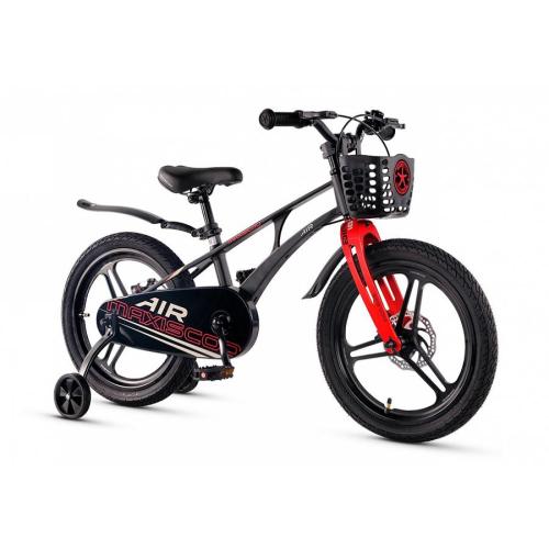 Велосипед детский Maxiscoo Air Pro 18 MSC-A1842P обсидиан фото 2