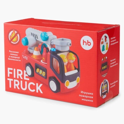 Игрушка пожарная машина FIRE TRUCK Happy Baby 331893 2