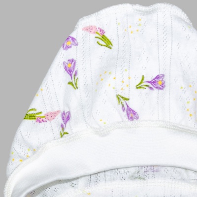 Чепчик Крокусы Чуди Кидс 400325Б-34 белый 02