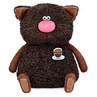Мягкая игрушка-подушка Кофейные коты Кот Доппио 30 см Budi Basa CCp30-02