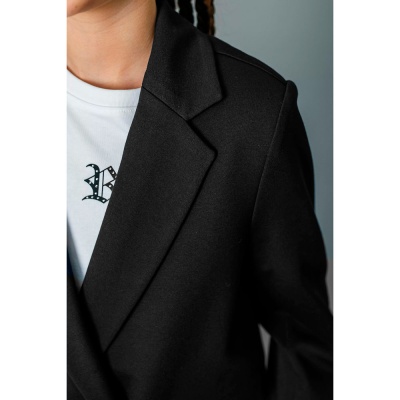 Жакет школьный для девочки Deloras X64228A черный 4